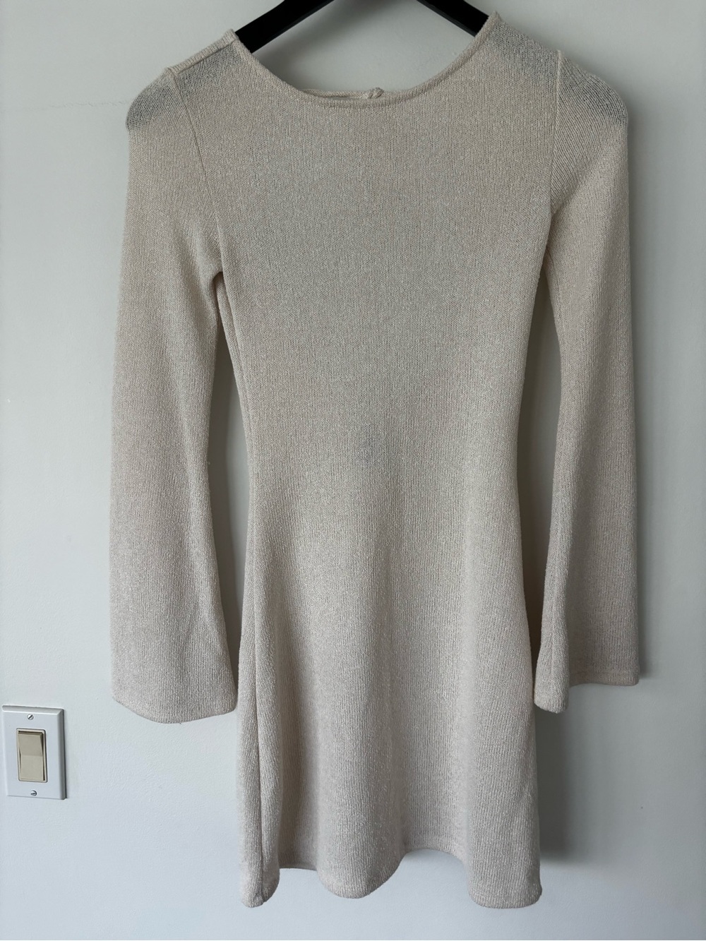 H&M Cream Backless dress sz XS